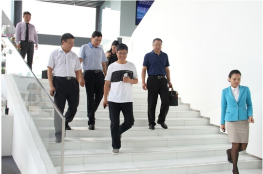 工商银行河南省分行副行长刘建民一行考察 楷林国际