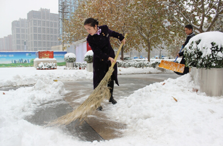 看楷林打响与冬天第一场雪的保卫战