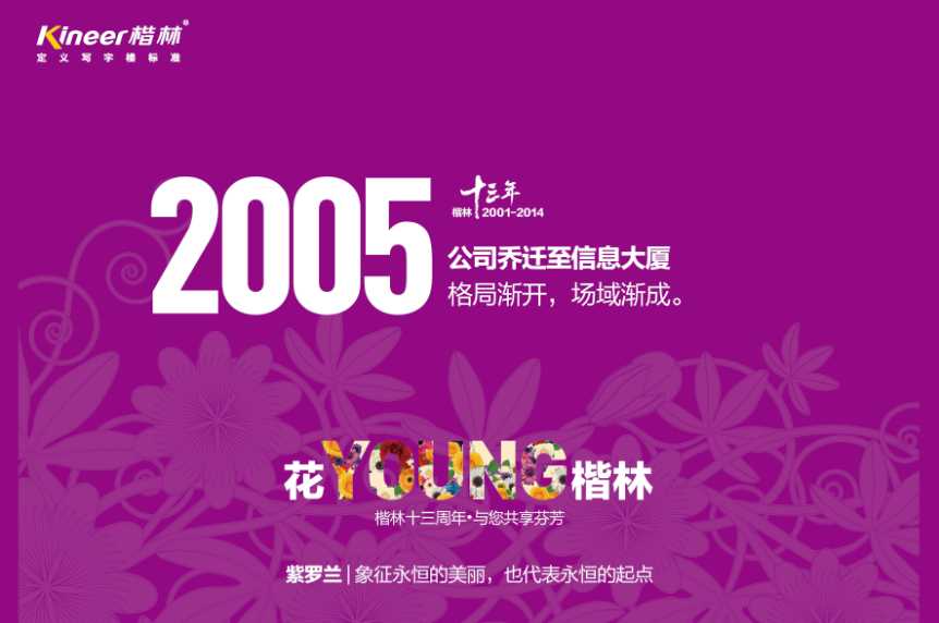 花YOUNG楷林十三年：锐意拓新，行路致远
