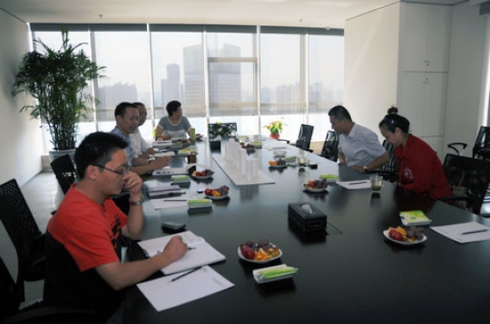 兰德咨询（中国）有限公司参观访问楷林置业