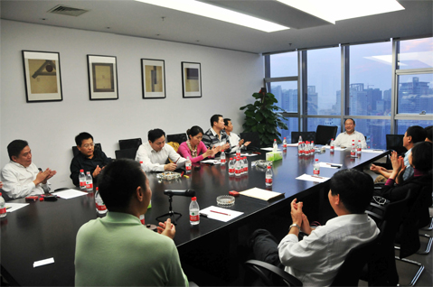 郑州市城建工委人大代表莅临楷林置业