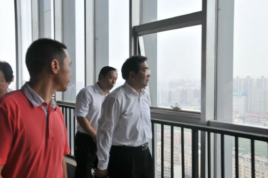 郑州市委书记连维良一行莅临楷林国际